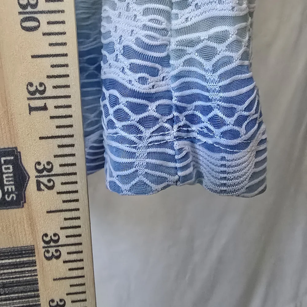 J Valdi Swimsuit Tropical Boho Cover Up Sheer Dress Like New Small - Picture 8 of 8